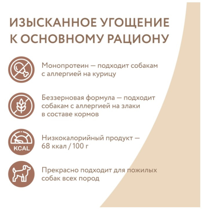 Влажный дополнительный корм для собак и щенков старше 6 месяцев Мнямс На каждый день Мусс из ягненка (80 гр.)