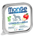 Паштет для собак Monge Natural Monoprotein Dog Adult (кролик, яблоко) (400 гр.)