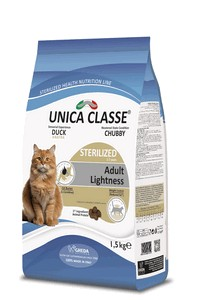 Сухой корм для кошек Unica Classe Adult Sterilized Lightness (Утка) (1.5 кг)