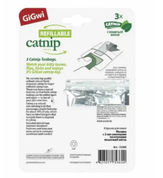 Игрушка для кошек GiGwi Refillable Catnip Мышка с кошачьей мятой