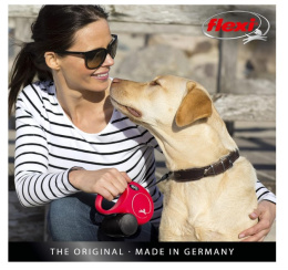 Поводок-рулетка Flexi NEW CLASSIC синий (лента)