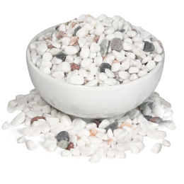 Грунт для аквариума бело-розовый меланж Laguna 2 кг 4-6 мм (73954023)