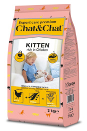 Сухой корм для котят Chat&Chat Expert Kitten (курица)