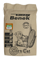 Кукурузный наполнитель Super Benek Corn Cat (Свежая трава)