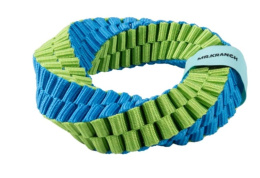 Игрушка для собак Mr.Kranch Плетеное кольцо-спираль зеленое