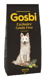 Сухой корм для собак средних пород Gosbi Exclusive Grain Free Adult Medium (лосось, голубая рыба)