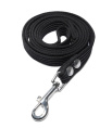 Поводок для собак из капрона с латексной нитью "Апорт" (черный)