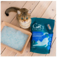 Наполнитель силикагелевый впитывающий Cat's choice с синими гранулами (5л (2 кг))