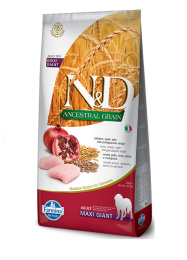 Сухой корм для собак Farmina N&D Ancestral Grain Adult Giant & Maxi (курица и гранат)