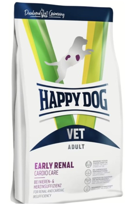 Сухой корм для собак Happy Dog VET Diät Early Renal & Cardio Adult Dog (1 кг)