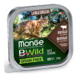 Паштет для кошек Monge Cat BWild GF Large Breeds (буйвол, овощи) (100 гр.)