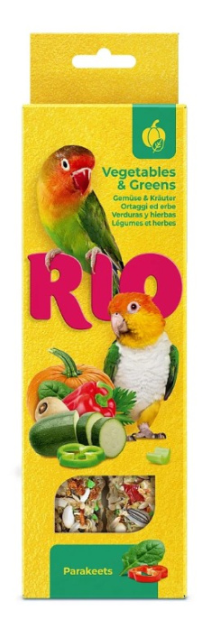 Палочки для средних попугаев RIO с овощами и зеленью (2х75 гр.)