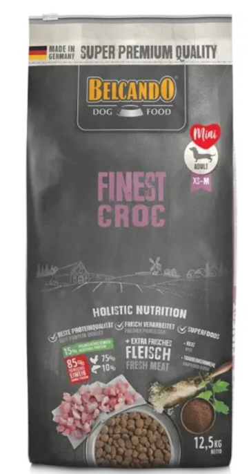 Сухой корм для собак Belcando Finest Croc Adult Mini & Medium (утка, печень) (12,5 кг)