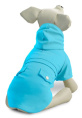 Triol Попона-дождевик для собак Денди серия BE TRENDY (L (голубая, размер 35см))