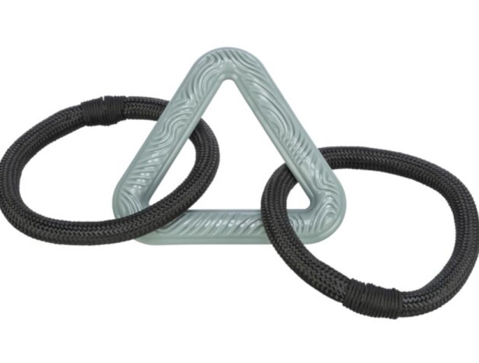 TRIXIE Игрушка для собак CityStyle Треугольник с веревочными кольцами, 44 см