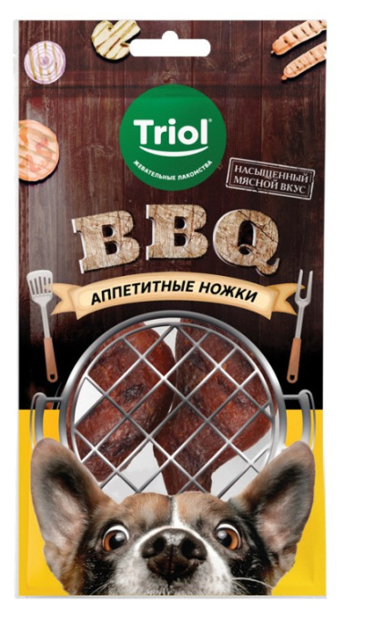 Triol BBQ Лакомство для собак "Аппетитные ножки" (105 гр.)