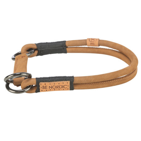 Ошейник-полуудавка для собак TRIXIE BE NORDIC (коричневый) (S, 35см/5мм)