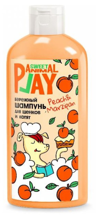 Шампунь бережный для щенков и котят Animal Play Sweet (персиковый марципан) (300 мл)