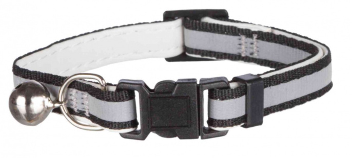 Ошейник для котят, светоотражающий с колокольчиком TRIXIE