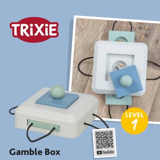 Интерактивная игрушка для собак TRIXIE Gamble Box (15×15 см)