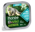 Паштет для кошек Monge Cat BWild Grain Free Codfish (треска, овощи) (100 гр.)