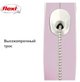 Поводок-рулетка Flexi NEW COMFORT (трос) нежно-розовый (20кг/8м)