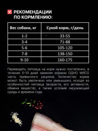 Сухой корм для собак мелких пород Одно Мясо Mini Adult Dog (белая рыба)