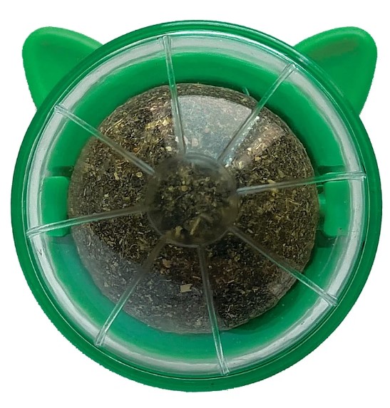 Игрушка для кошек Деревенские лакомства Мятный шар на подставке (26 гр)