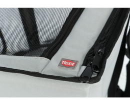 TRIXIE Сумка-подстилка автомобильная для собак 44 х 37 х 40 см, серая/черная