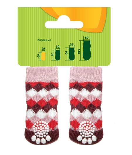 Носки для собак "Ромбы" Triol