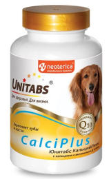 Кормовая добавка для собак Neoterica Unitabs CalciPlus с Q10