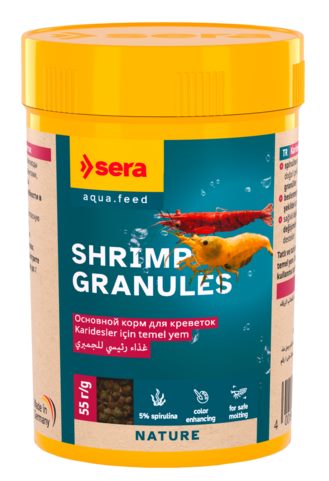 Корм гранулы для креветок SERA Shrimps Natural (100 мл (55 г))