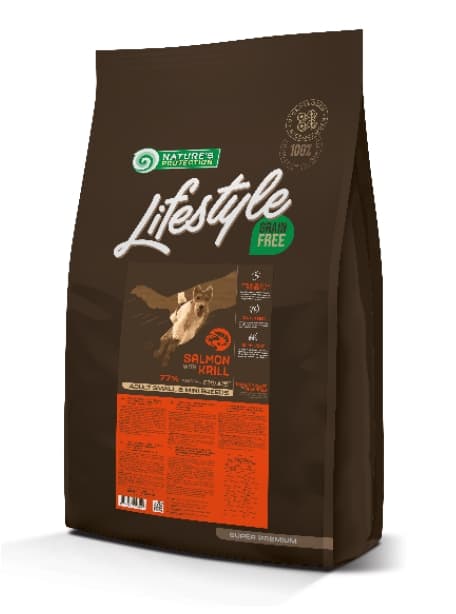 Сухой корм для собак Nature's Protection Lifestyle Mini Adult Dog (Лосось и криль) (1,5 кг)