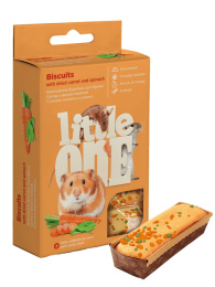 Лакомство для грызунов Little One "Бисквиты с морковью"