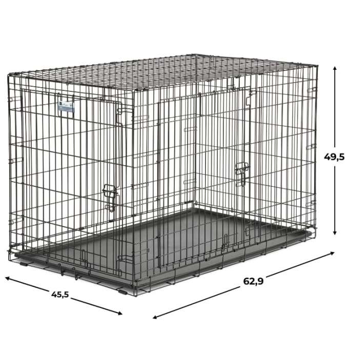 Клетка для собак MidWest Contour 2 двери (63х46х49h см)