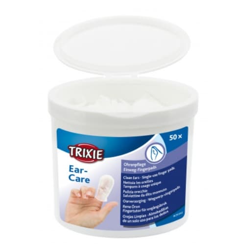 Салфетки-напальчники для ухода за ушами "TRIXIE" 50 шт (29392)