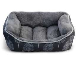 Лежанка прямоугольная Triol Сказочный лес серая