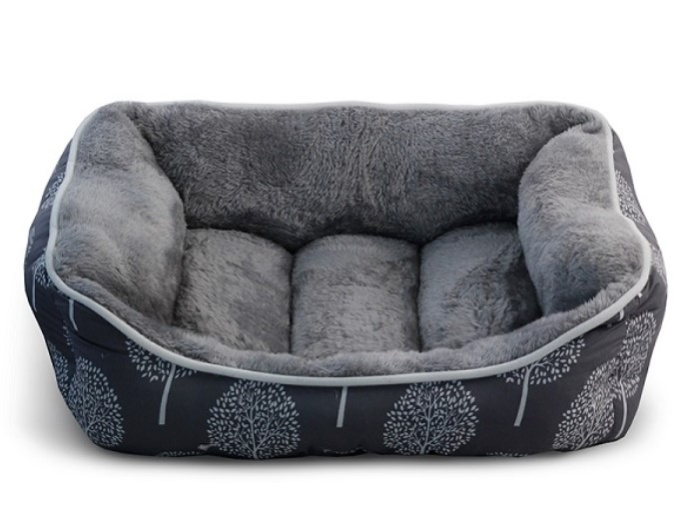 Лежанка прямоугольная Triol Сказочный лес серая (S 48х41х16 см)