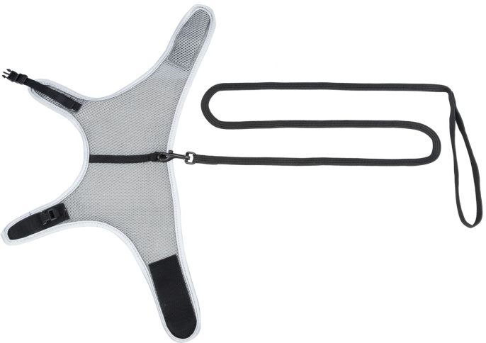 Набор для кошек шлея мягкая "TRIXIE" (28-42см + поводок 1,2м)