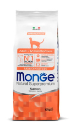 Сухой корм для кошек Monge Cat Monoprotein Adult (лосось)