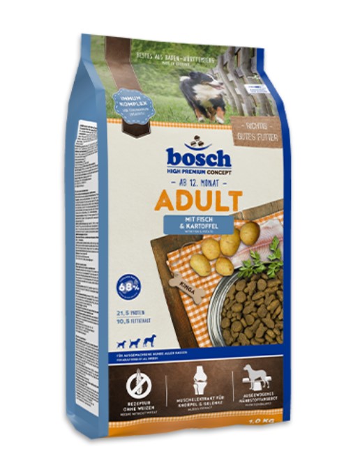 Сухой корм для собак Bosch Adult (рыба с картофелем) (1 кг)