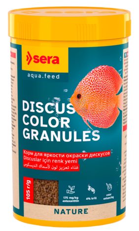Корм гранулы для окраса дискусов SERA Discus Color Red (100 мл (42 г))
