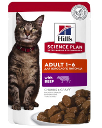 Влажный корм Hill's Science Plan Adult 1-6 (Beef)