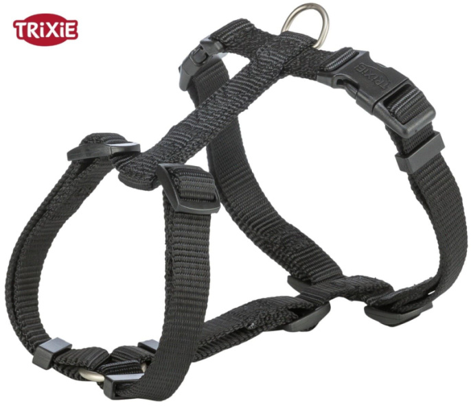 Шлейка для собак TRIXIE "Premium H-harness" черный (XL-XXL 85-130 см/38 мм)