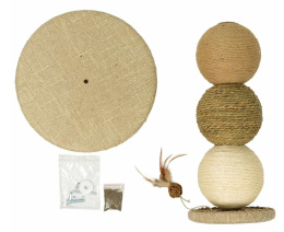 Когтеточка-пирамида для кошек Mr.Kranch из шаров