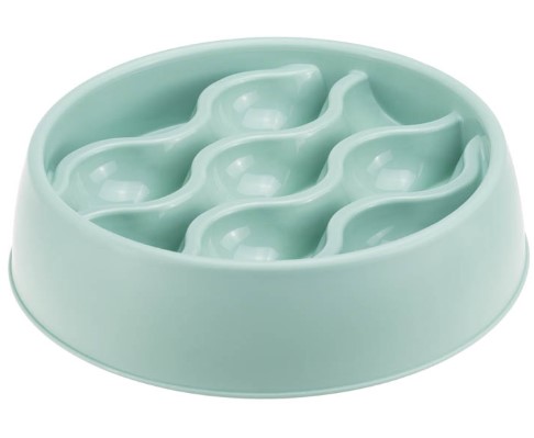 Миска для медленного кормления животных Papa&Mama Pet Волна (d24 см)