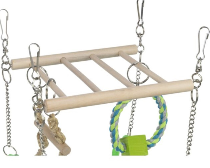 TRIXIE Комплекс для грызунов Подвесной мост с гамаком, 17 x 22 x 15 см