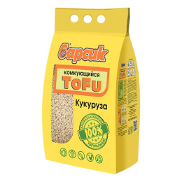 Соевый наполнитель "Барсик" TOFU Кукурузный
