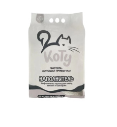 КОТУ Наполнитель минеральный комкующийся компакт