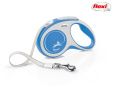 Поводок-рулетка Flexi NEW COMFORT (лента) синий (XS, 12кг/3м)